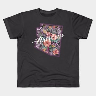 Arizona Floral State Kids T-Shirt